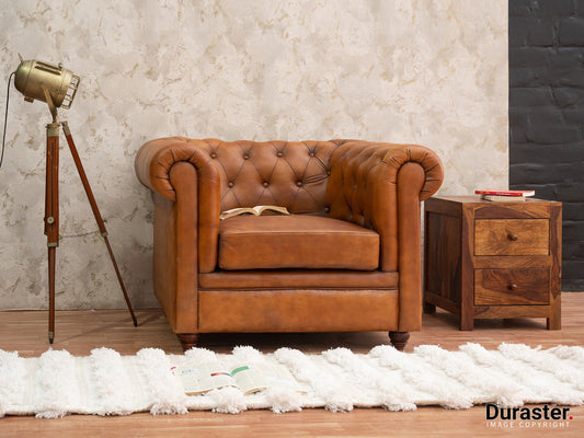 Dudi Furniture Chesterfield Traditional One Seater Sofas