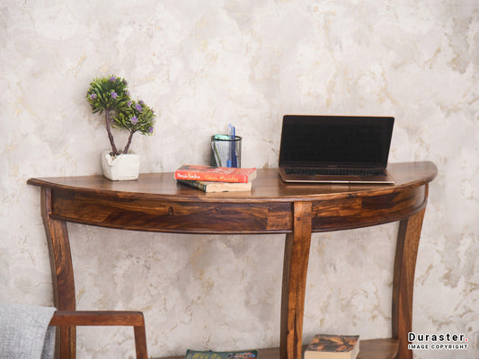 Dudi Furniture Vismit Solid Sheesham Wood Console Table