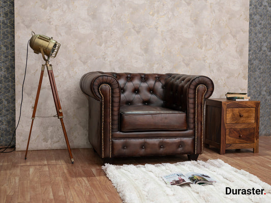 Dudi Furniture Chesterfield Traditional One Seater Sofas