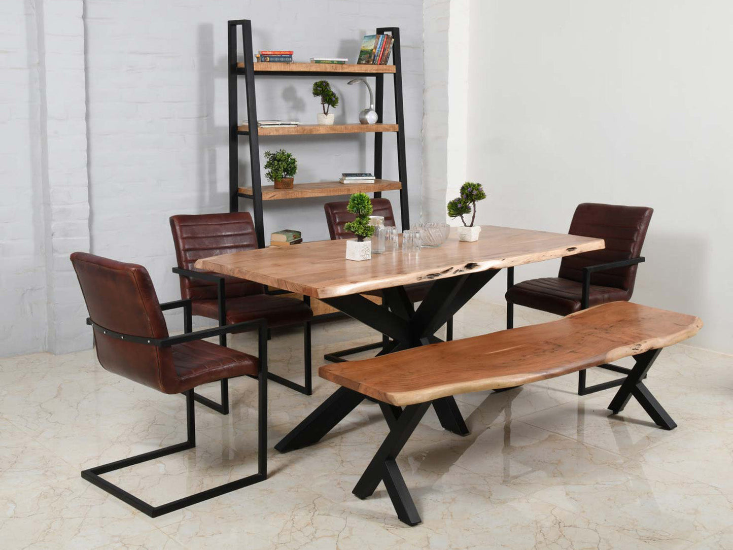 Dudi Furniture Verge Modern Dining Table 6 Seater