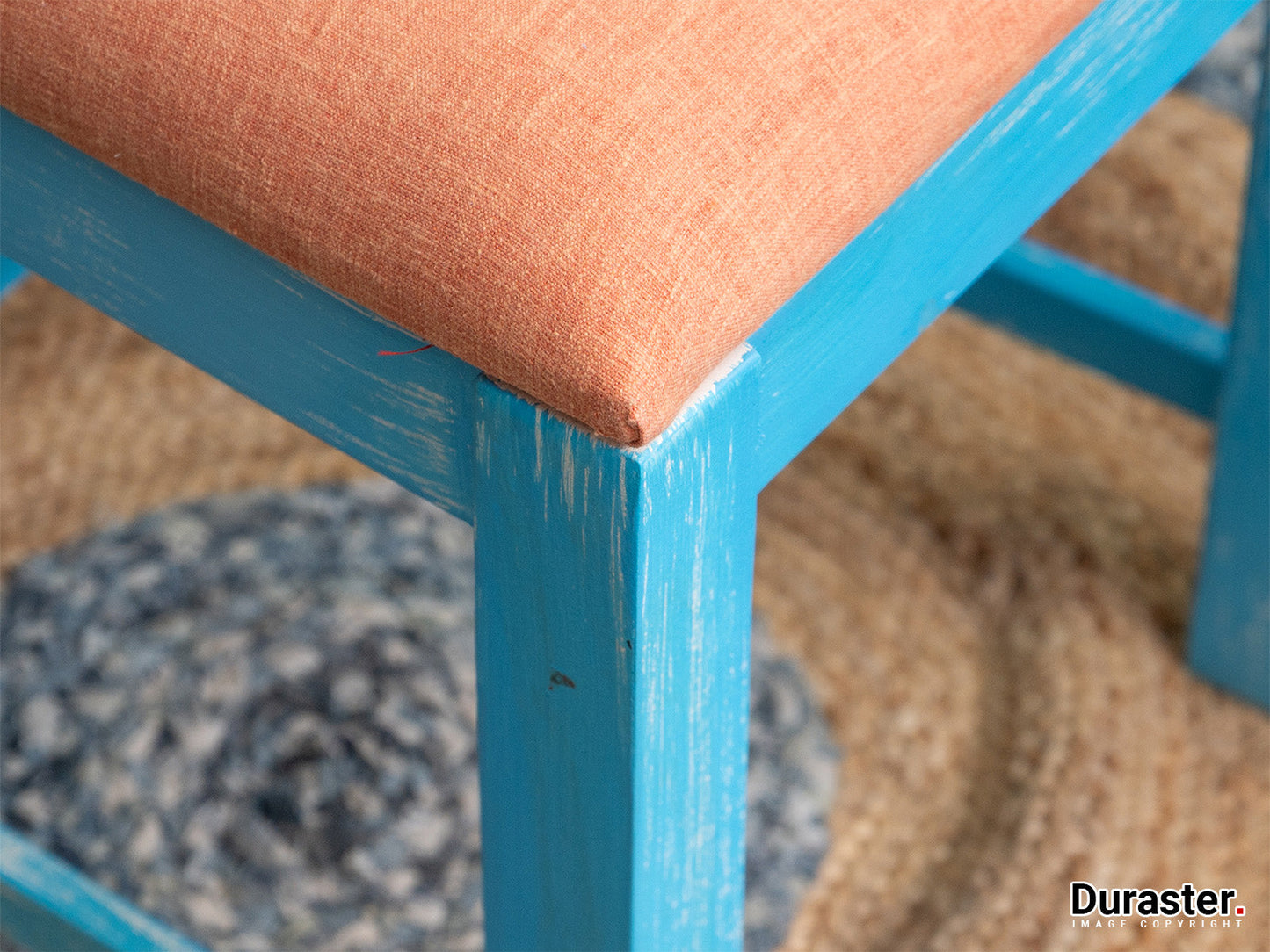 Dudi Furniture Florida Vintage Acacia Wood Dining Chair