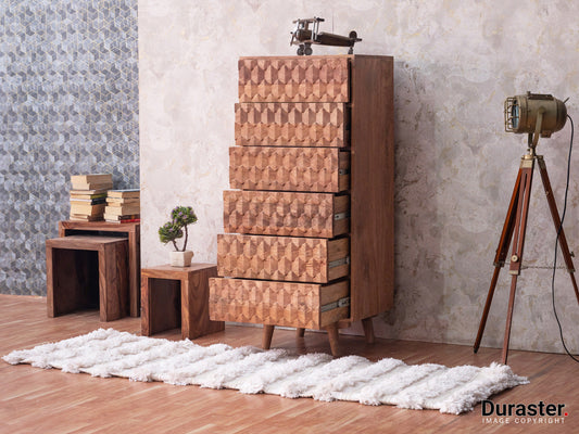 Dudi Furniture Diamond Modern Chest Of Drawers