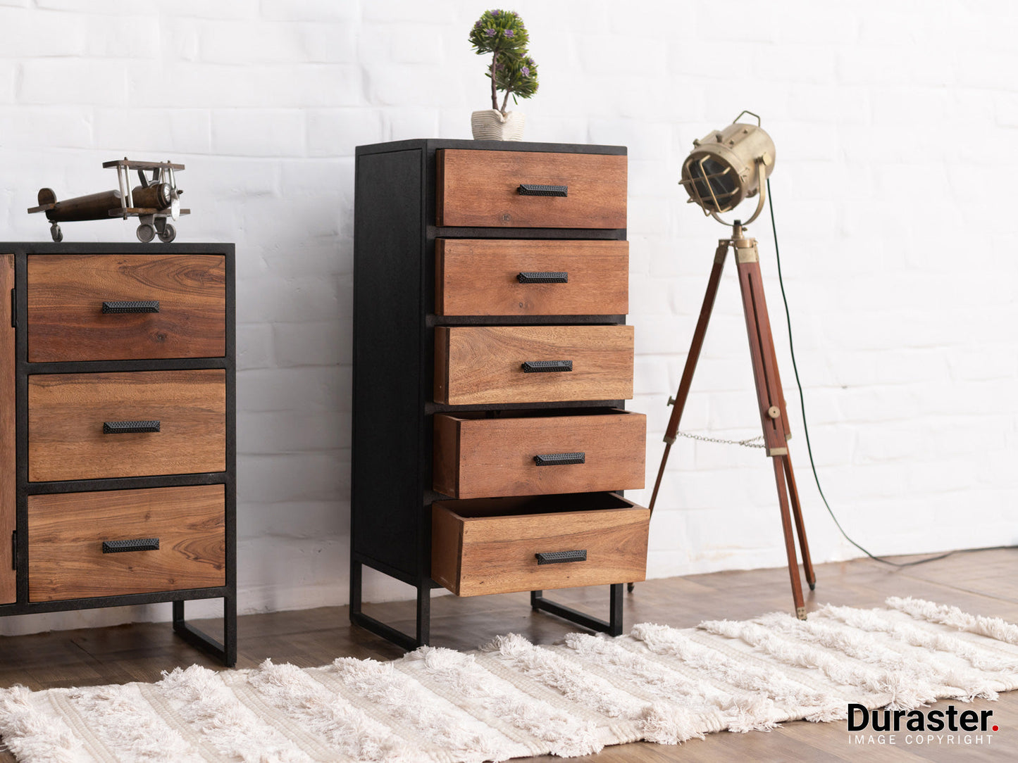 Dudi Furniture El Dorado Recycled Wood Chest Of Drawers