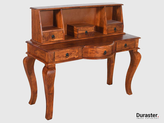Dudi Furniture Aristocrat Solid Wood Study Table with Storage