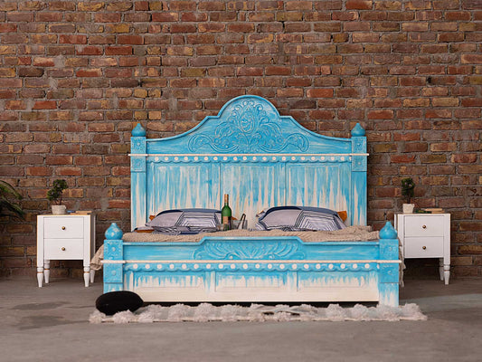 Dudi Furniture Florida Wooden King Size Bed