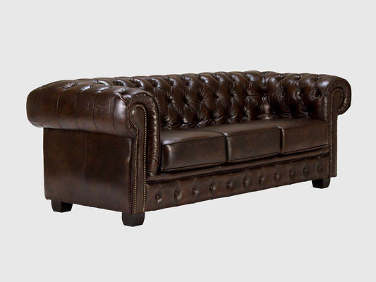 Dudi Furniture Chesterfield Traditional Three Seater Sofas