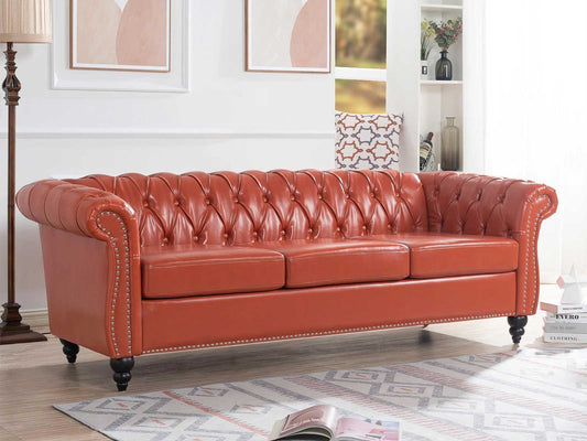 Dudi Furniture Chesterfield Traditional Three Seater Sofas