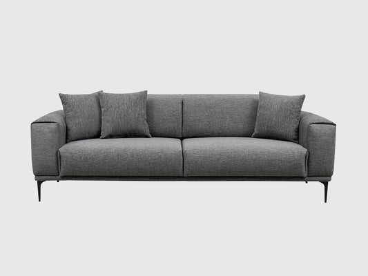 Dudi Furniture Daisy Three Seater Sofa Grey