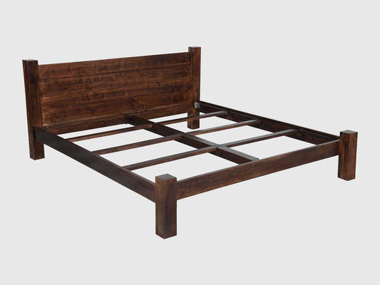 Dudi Furniture Gangaur Modern Wood King Size Bed