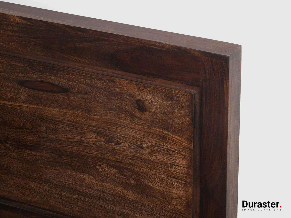 Dudi Furniture Gangaur Solid Sheesham Wood King Size Bed