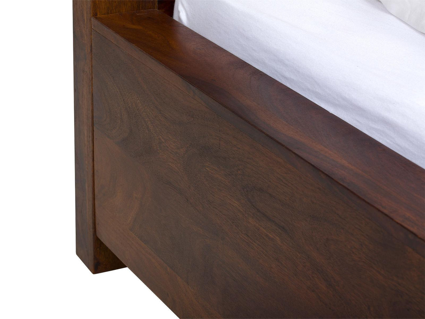 Dudi Furniture Nilay Modern Sheesham wood Storage King Size bed