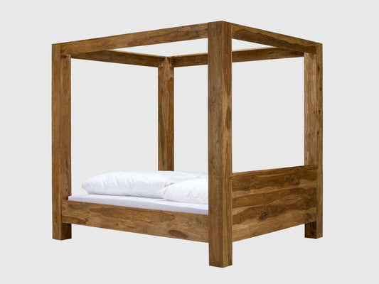 Dudi Furniture Nairobi Sheesham Wood Four-Poster Bed