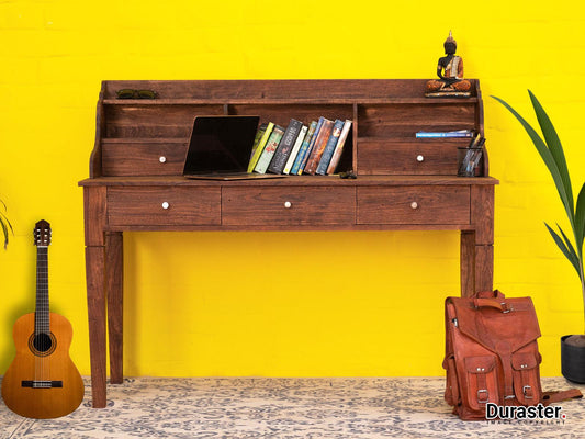 Dudi Furniture El Monte Acacia Wood Study Table