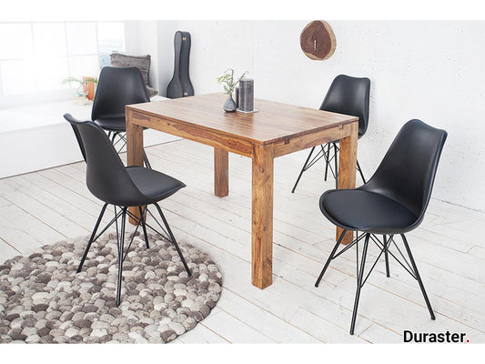 Dudi Furniture Rio Sheesham Wood Extendable Dining Table