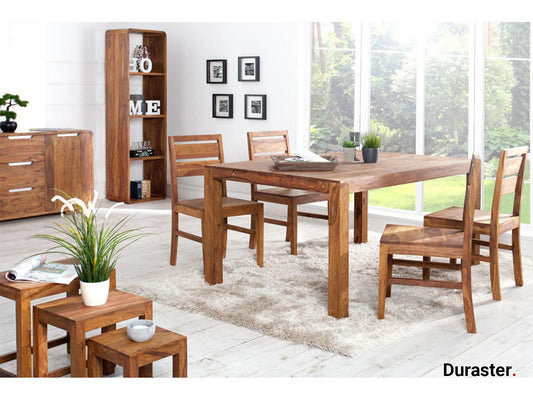 Dudi Furniture Rio Solid Sheesham wood Set of Two Chairs