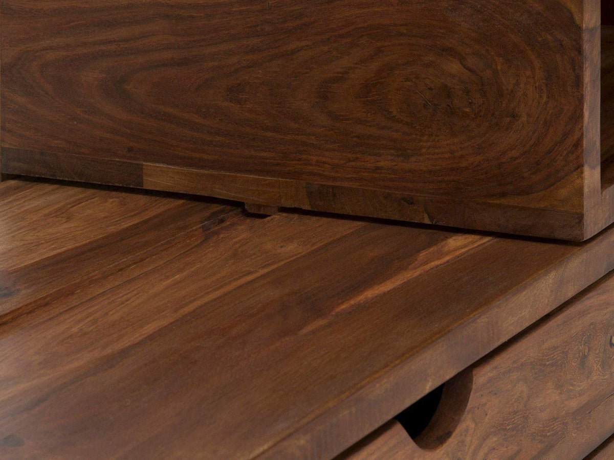 Dudi Furniture Ummed Modern Sheesham wood T.V. Unit