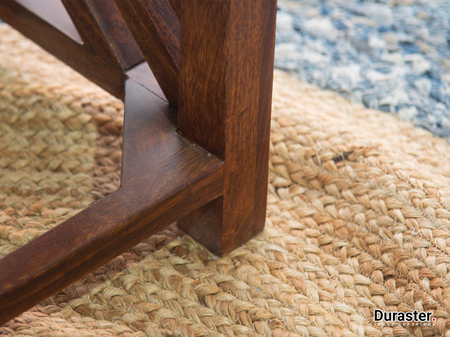 Dudi Furniture Ummed Solid Sheesham Wood Footrest Stool/Sitting Stool
