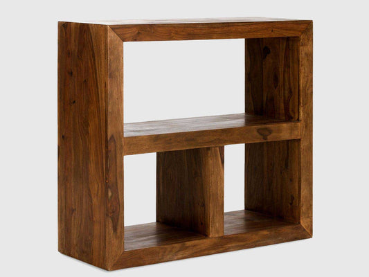 Dudi Furniture Vismit Modern sheesham Wood Room Divider Bookshelf