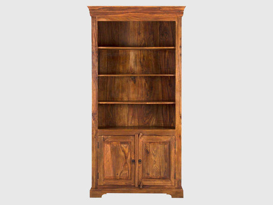 Dudi Furniture Vismit Solid Sheesham Wood Book Shelf