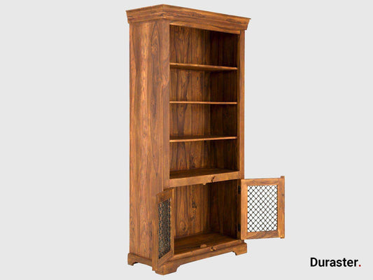 Dudi Furniture Vismit Solid Sheesham Wood Book Shelf