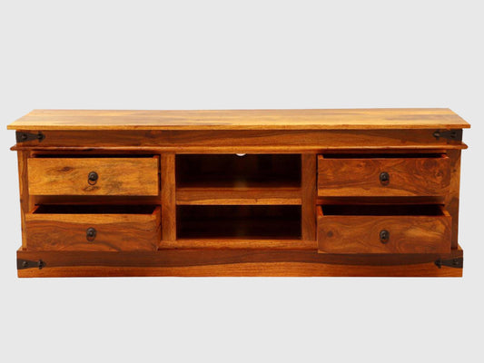 Dudi Furniture Vismit Solid Sheesham wood T.V. Unit