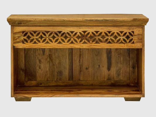 Dudi Furniture Vismit Stylish Sheesham Wood Shoe Cabinet