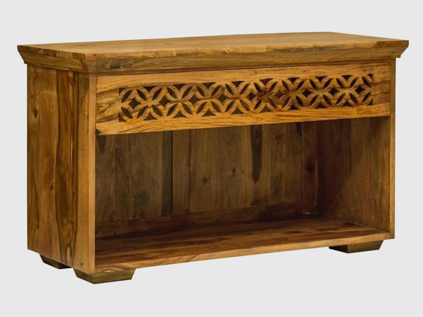 Dudi Furniture Vismit Stylish Sheesham Wood Shoe Cabinet