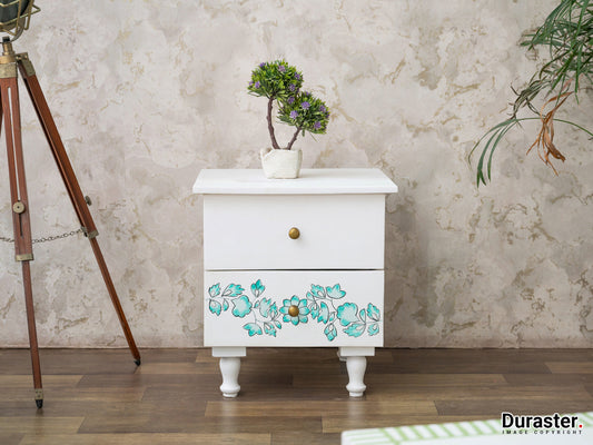 Dudi Furniture Florida Wood Bedside Table with Drawer
