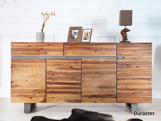 Dudi Furniture Buckingham Modern Sheesham Wood Sideboard