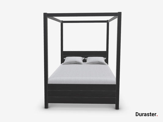 Dudi Furniture Tuscany Solid Acacia Wood Four-Poster Bed