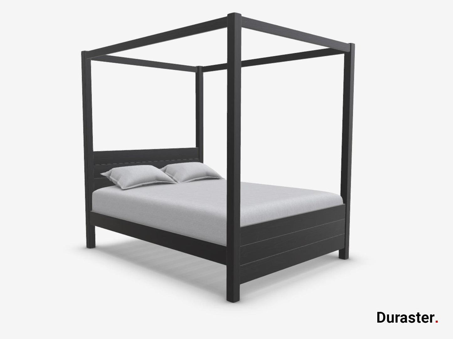 Dudi Furniture Tuscany Solid Acacia Wood Four-Poster Bed