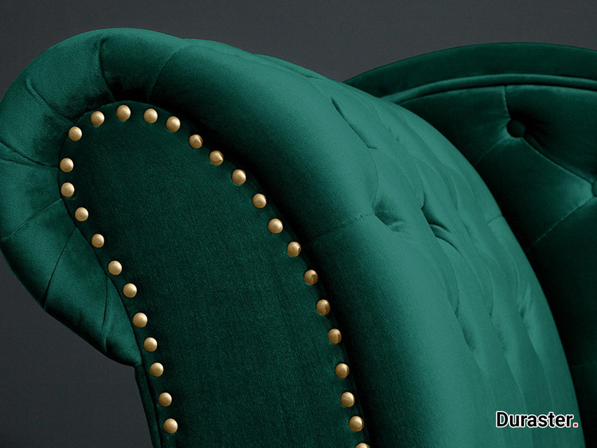 Dudi Furniture Chesterfield Vintage Emerald Green Lounge