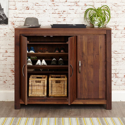 Dudi Furniture Marwar Wooden Shoe Rack