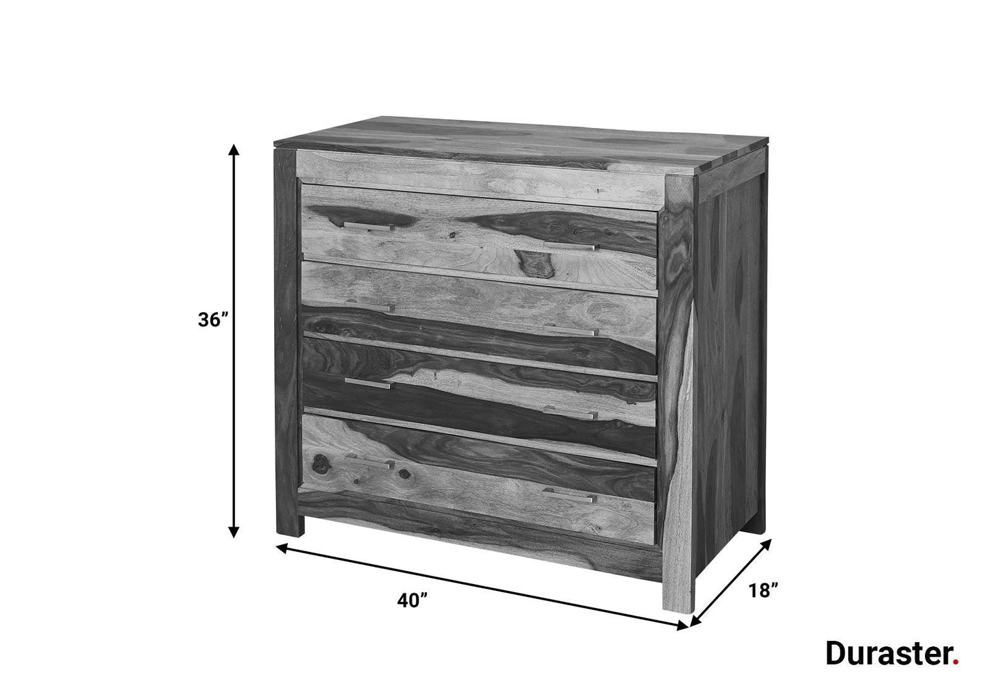 Dudi Furniture Raygoor Sheesham Wood Chest of Drawers
