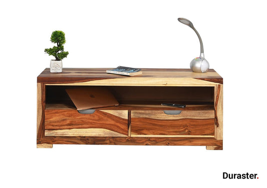 Dudi Furniture Raygoor Modern Sheesham Wood TV Unit