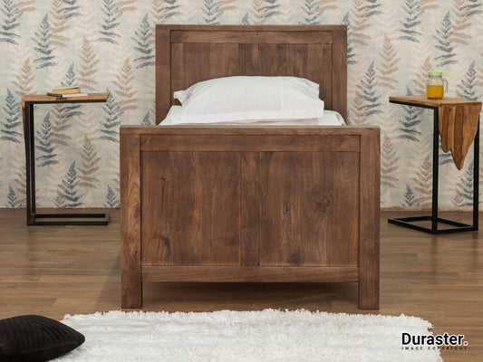 Dudi Furniture Gangaur Solid Wood Single Bed