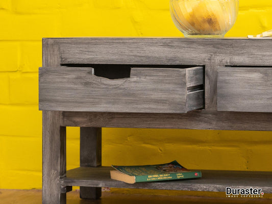 Dudi Furniture Goa Wooden Side Table with Drawer