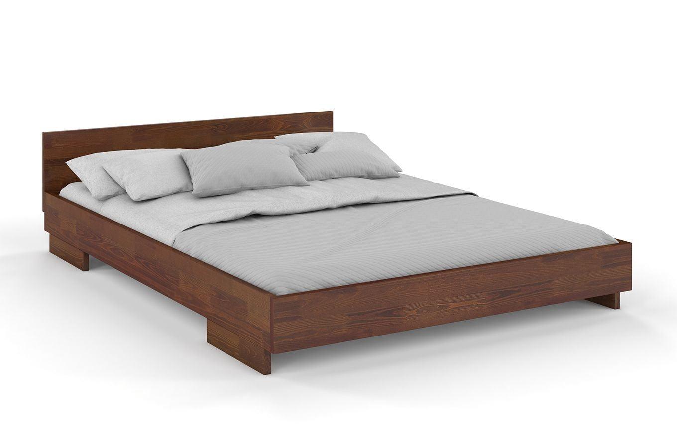 Dudi Furniture Preyas Mango wood Teak Finish Wooden King Size Bed