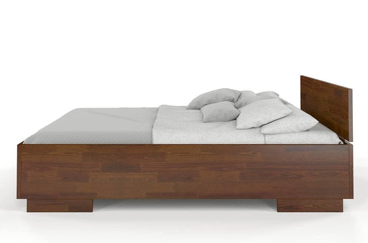 Dudi Furniture Preyas Mango wood Teak Finish Storage Wooden King Size