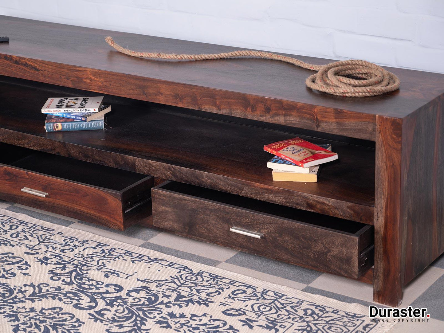 Dudi Furniture Marvel Wooden TV Unit