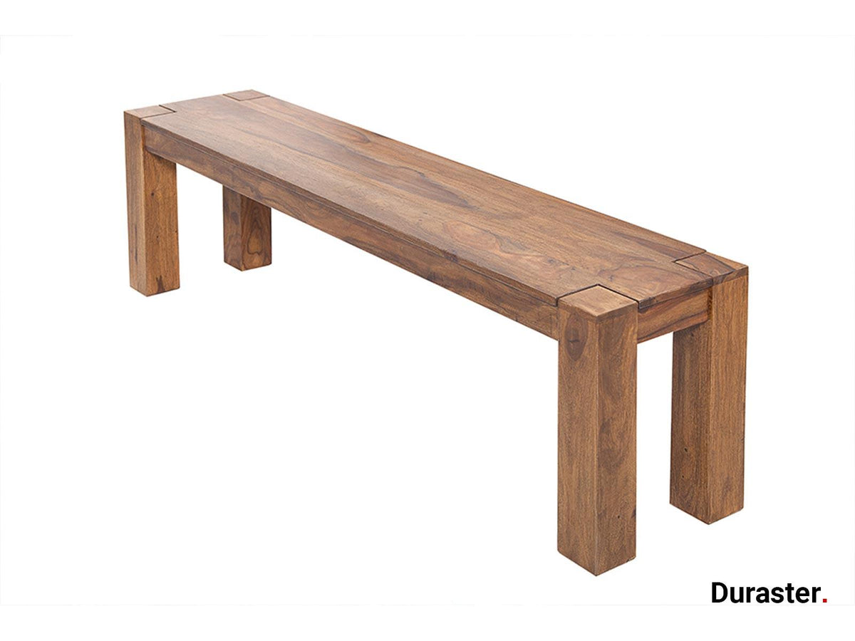 Dudi Furniture Torpedo Sheesham Wood Dining Bench