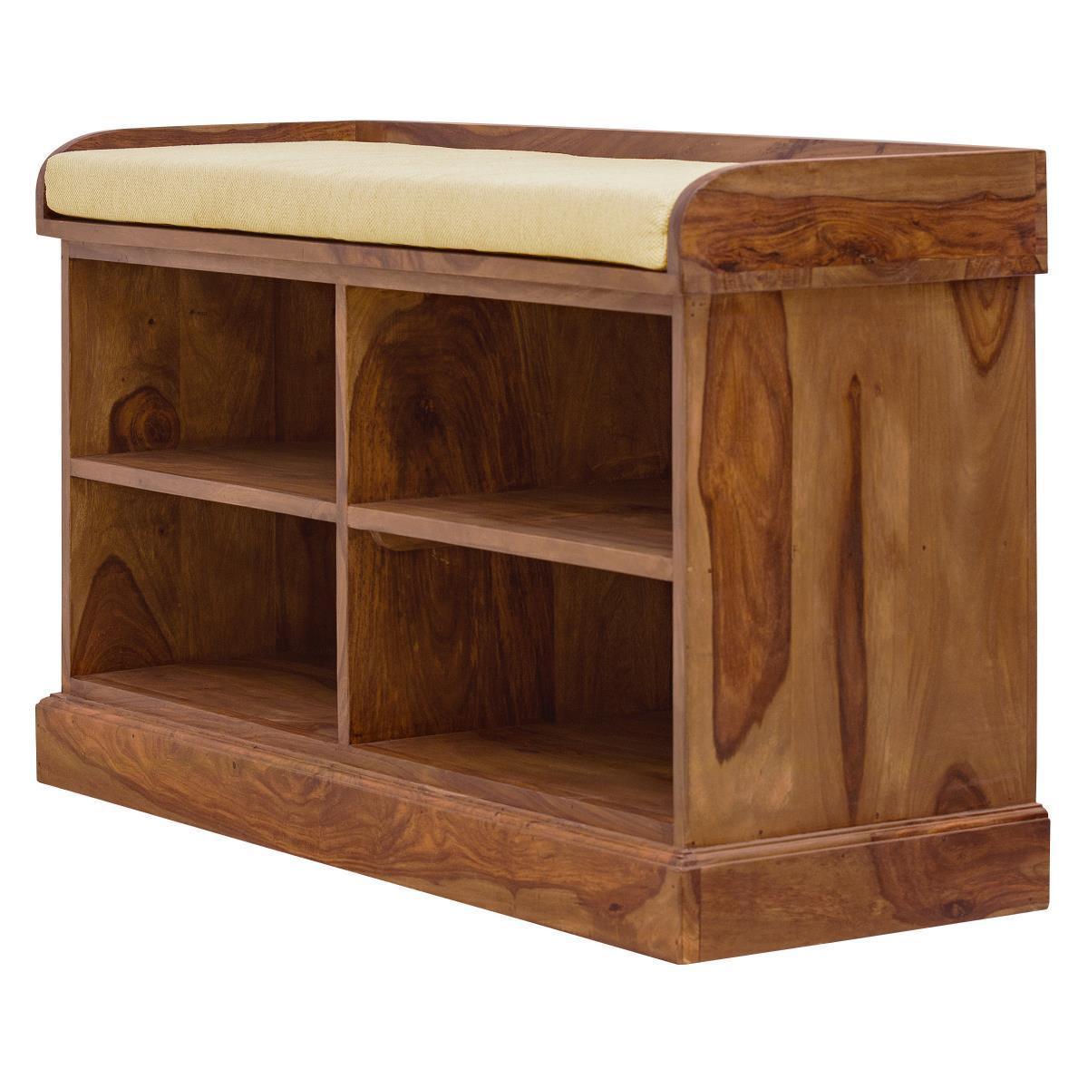 Dudi Furniture Mehran Sheesham Wood Shoe Rack
