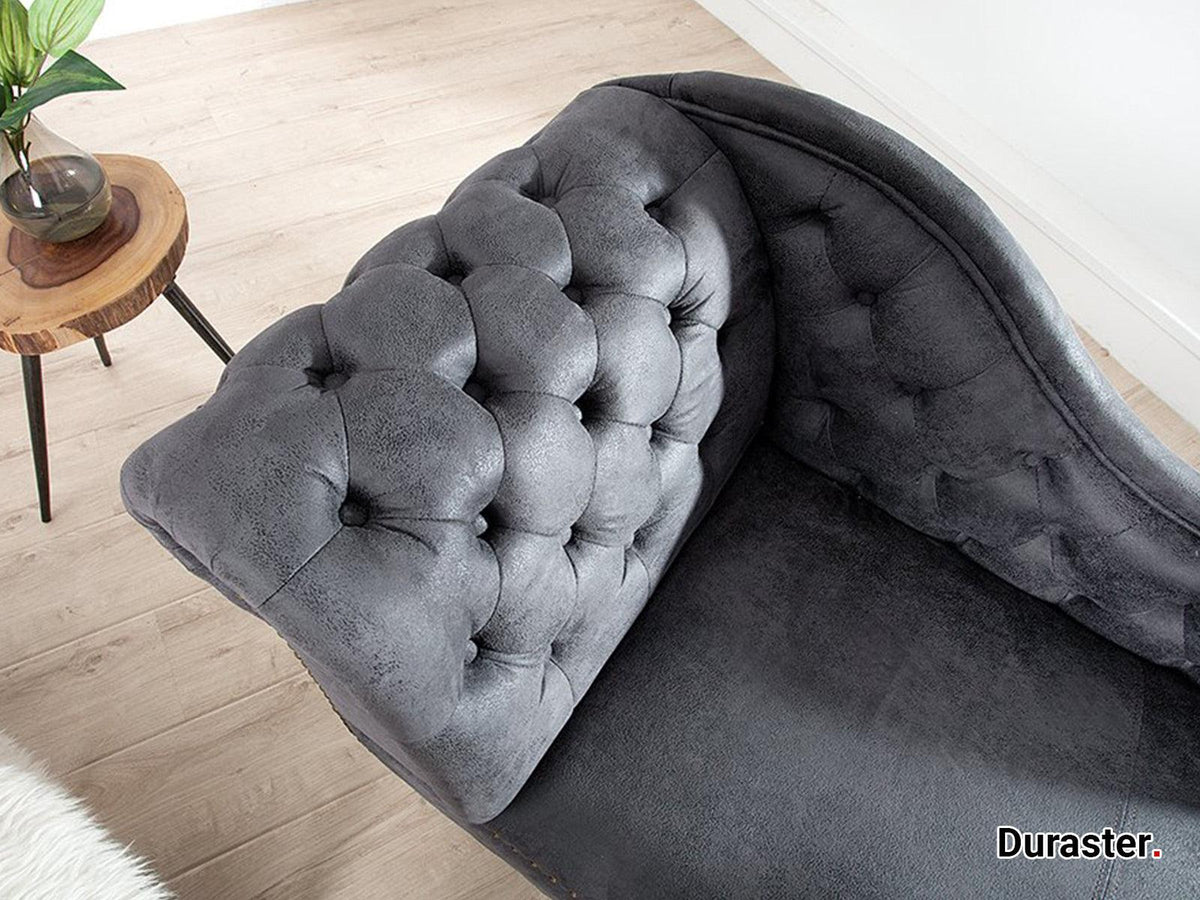 Dudi Furniture Chesterfield Vintage Gray Lounge