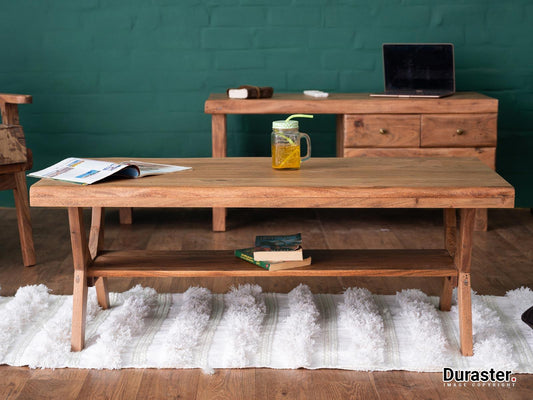 Dudi Furniture Hawkin Solid Wood Coffee Table