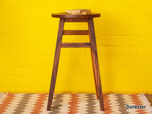 Dudi Furniture Vismit Modern Sheesham wood Bar Stool