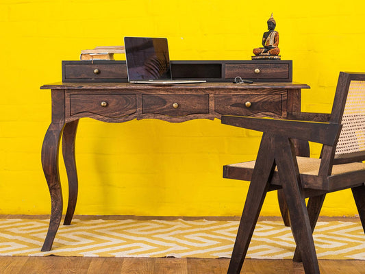 Dudi Furniture Tuscany Acacia Wood Study Table