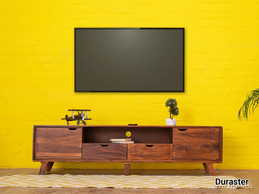 Dudi Furniture Ummed Modern Sheesham Wood TV Unit