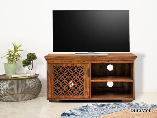 Dudi Furniture Vismit Solid Sheesham wood T.V. Unit