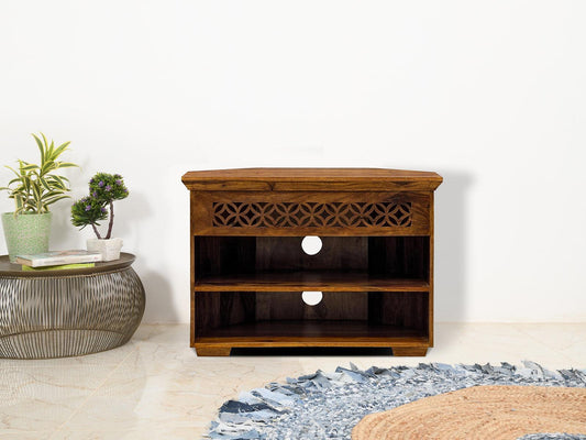 Dudi Furniture Vismit Solid Sheesham wood T.V. Unit