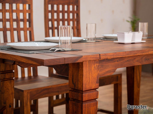 Dudi Furniture Vismit Solid Sheesham wood Dining Set